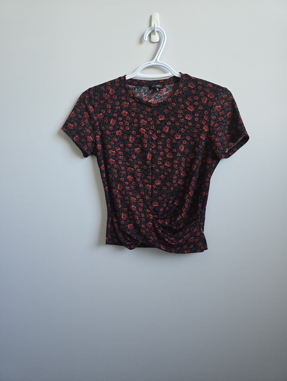 Dynamite Floral Crop Top